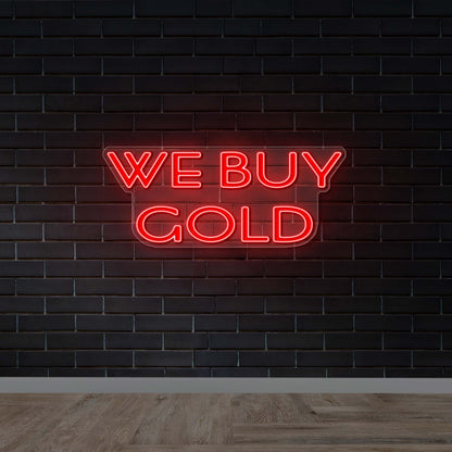 WE BUY GOLD - Premium Neon Artwork