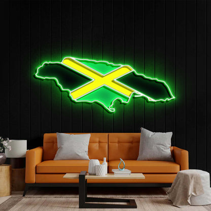 Green Island - Premium Neon Artwork
