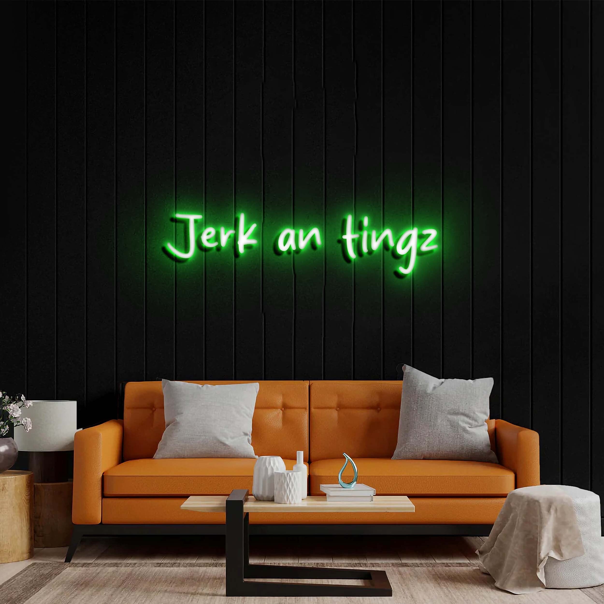 Jerk an thingz - Premium Neon Artwork