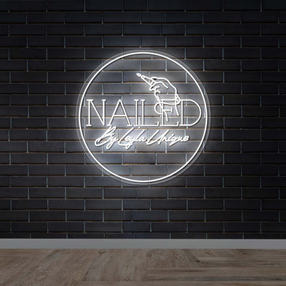 Nailed - Premium Neon Artwork