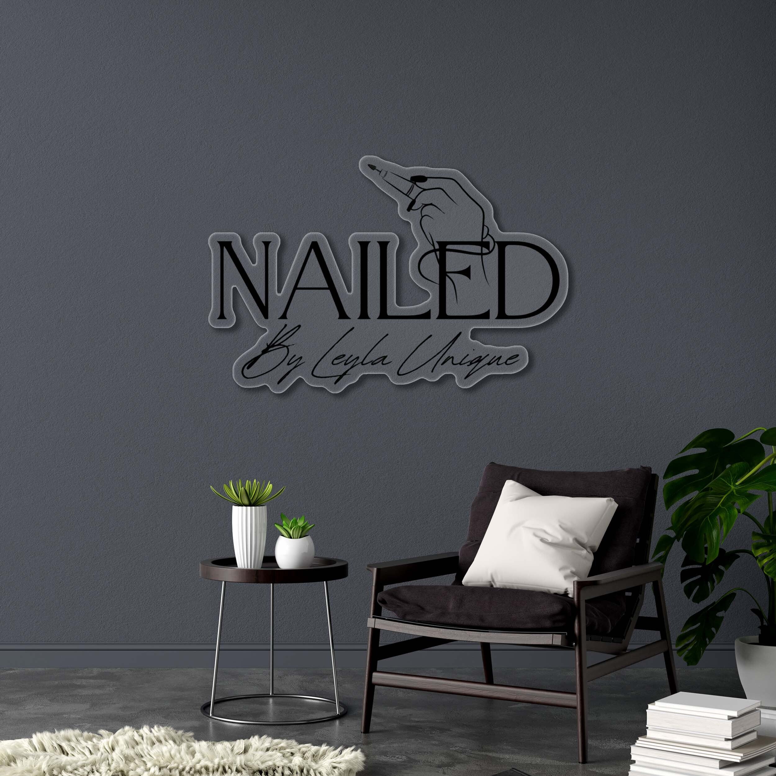 Nailed | UV print - Premium Neon Artwork