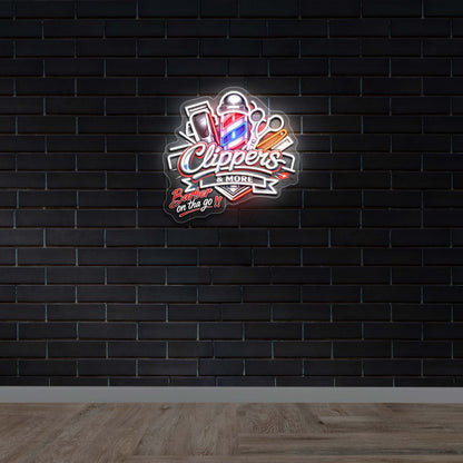 Clippers & More - Premium Neon Artwork