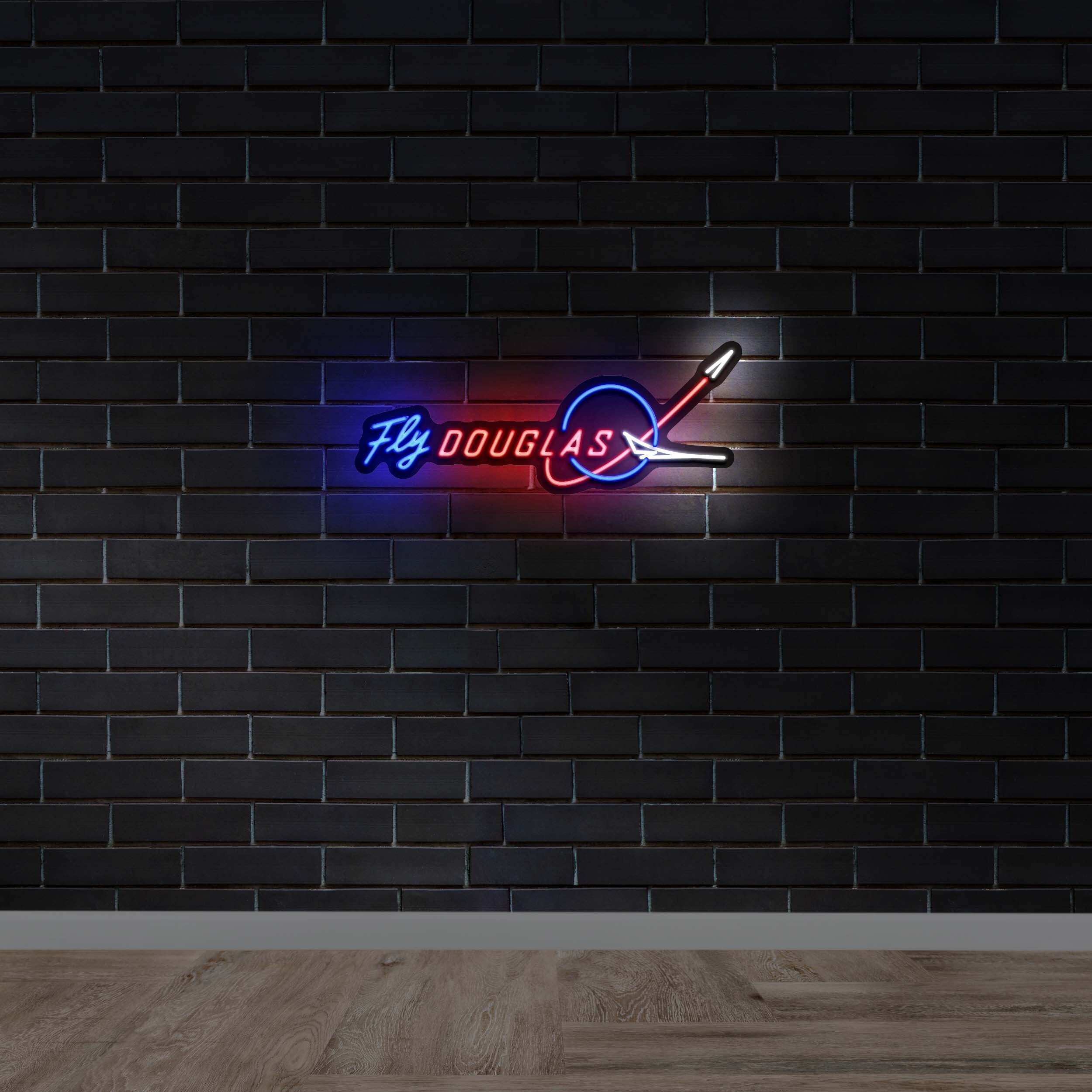 Fly Douglas - Premium Neon Artwork