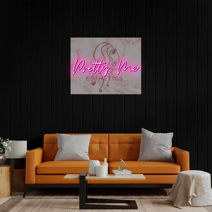 Pretty Me - Premium Neon Artwork