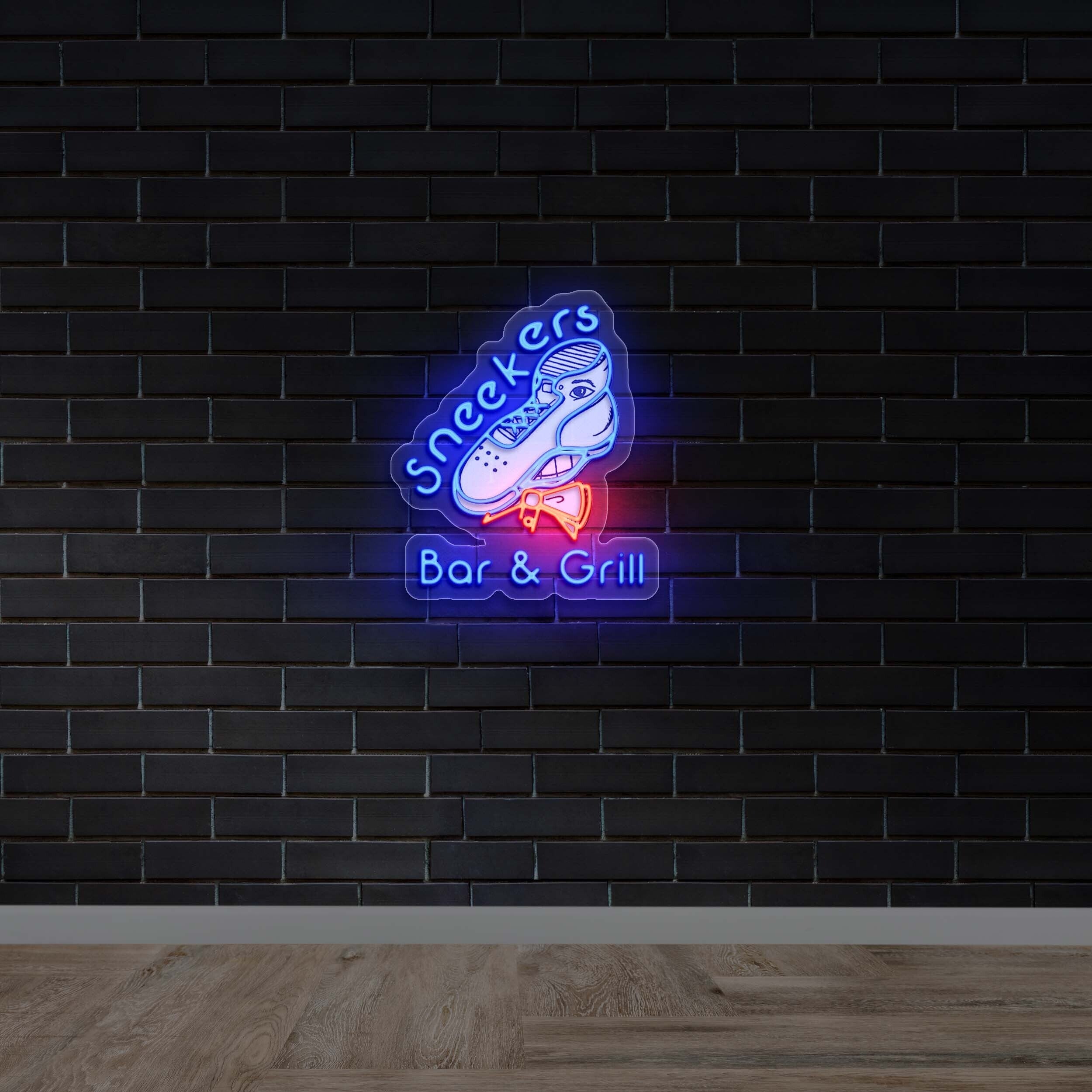 SNEEKERS BAR AND GRILL (version 3) -  Premium Neon Artwork