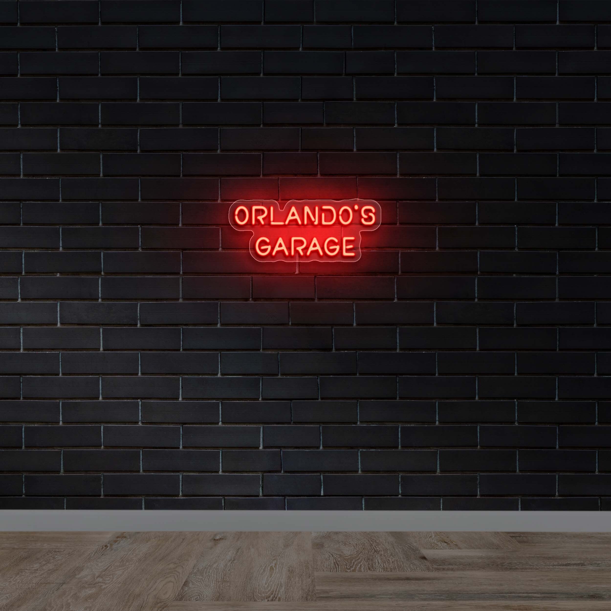 ORLANDO'S GARAGE - Premium Neon Artwork