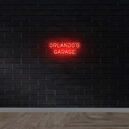ORLANDO'S GARAGE - Premium Neon Artwork