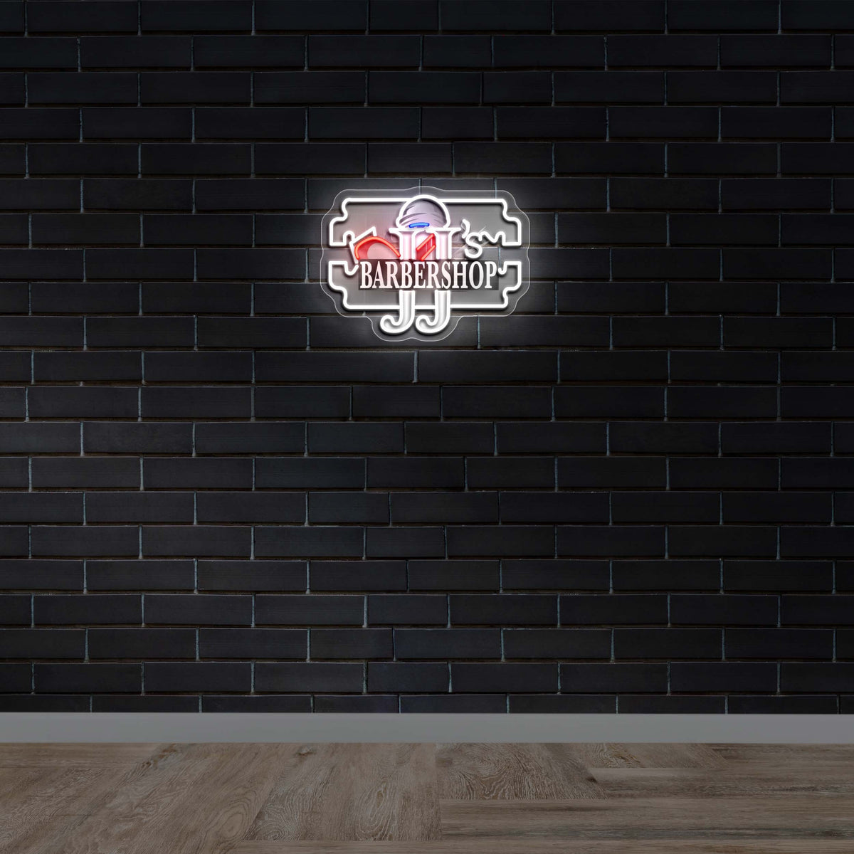 JJ's Barbershop - Premium Neon Artwork
