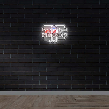 JJ's Barbershop - Premium Neon Artwork