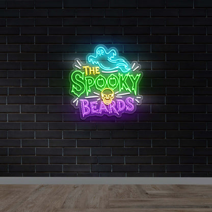 THE SPOOKY BEARDS - Premium Neon Artwork
