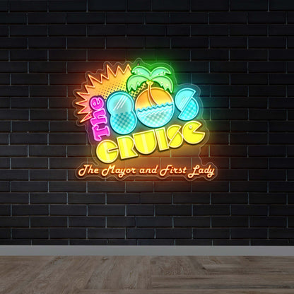 The 80s Cruise - Premium Neon Artwork