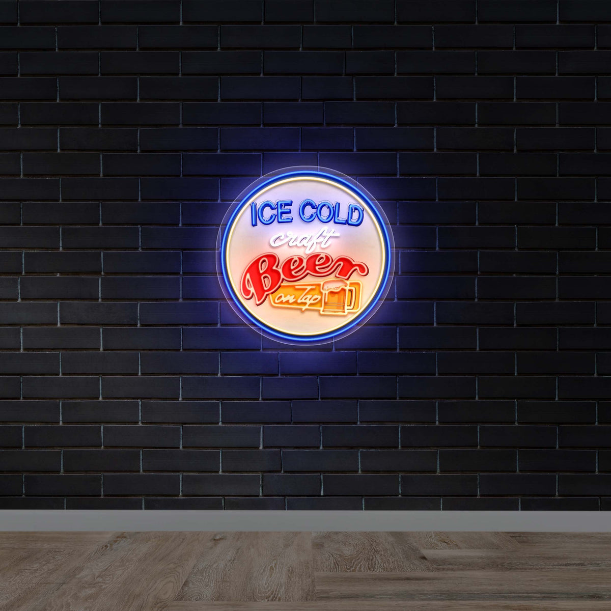 Ice Cold Craft Beer | 2nd Version - Premium Neon Artwork