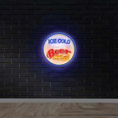 Ice Cold Craft Beer | 2nd Version - Premium Neon Artwork