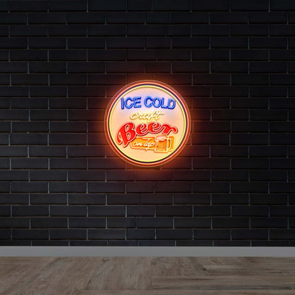 Ice Cold Craft Beer | 2nd Version - Premium Neon Artwork