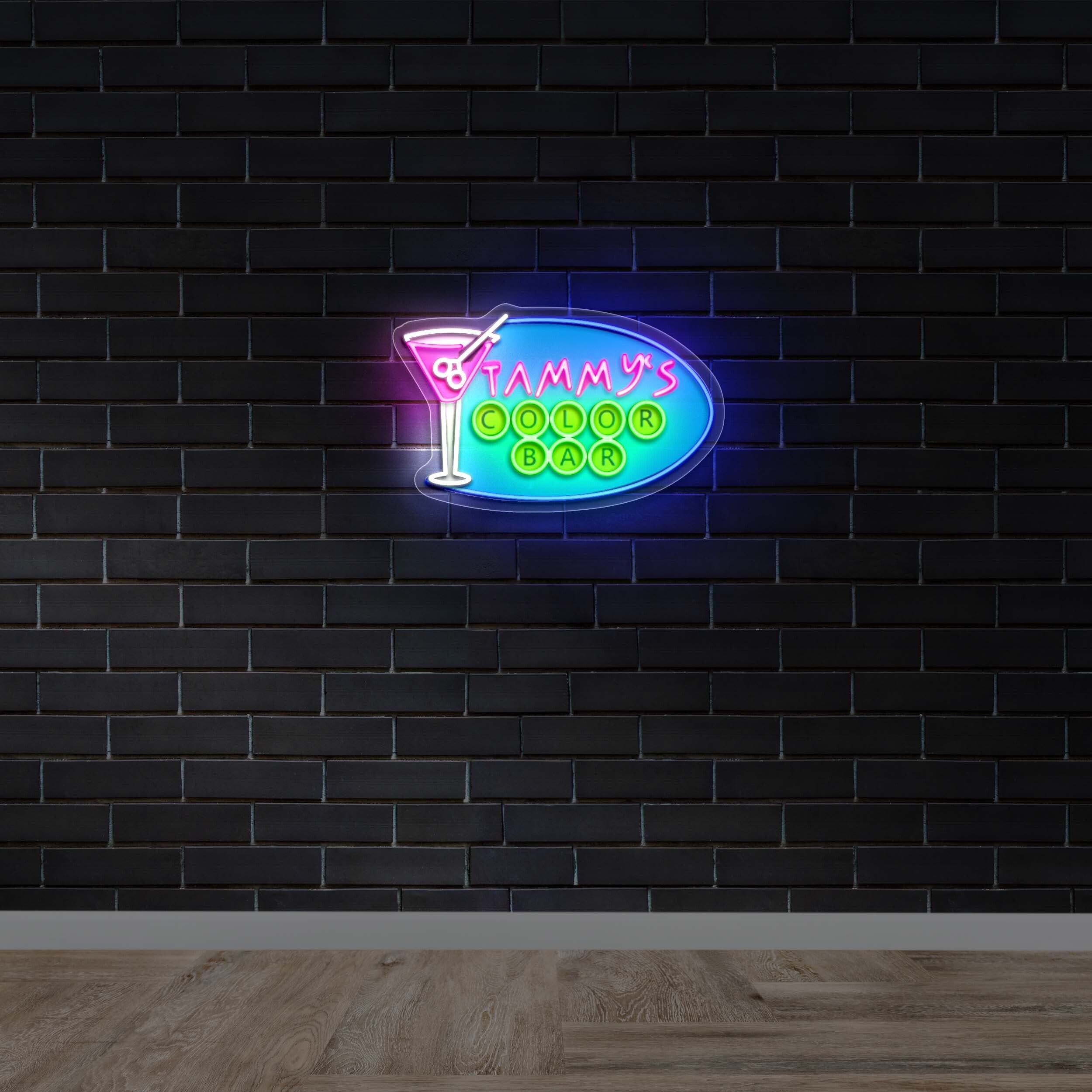 Tammy's Color Bar - Premium Neon Artwork