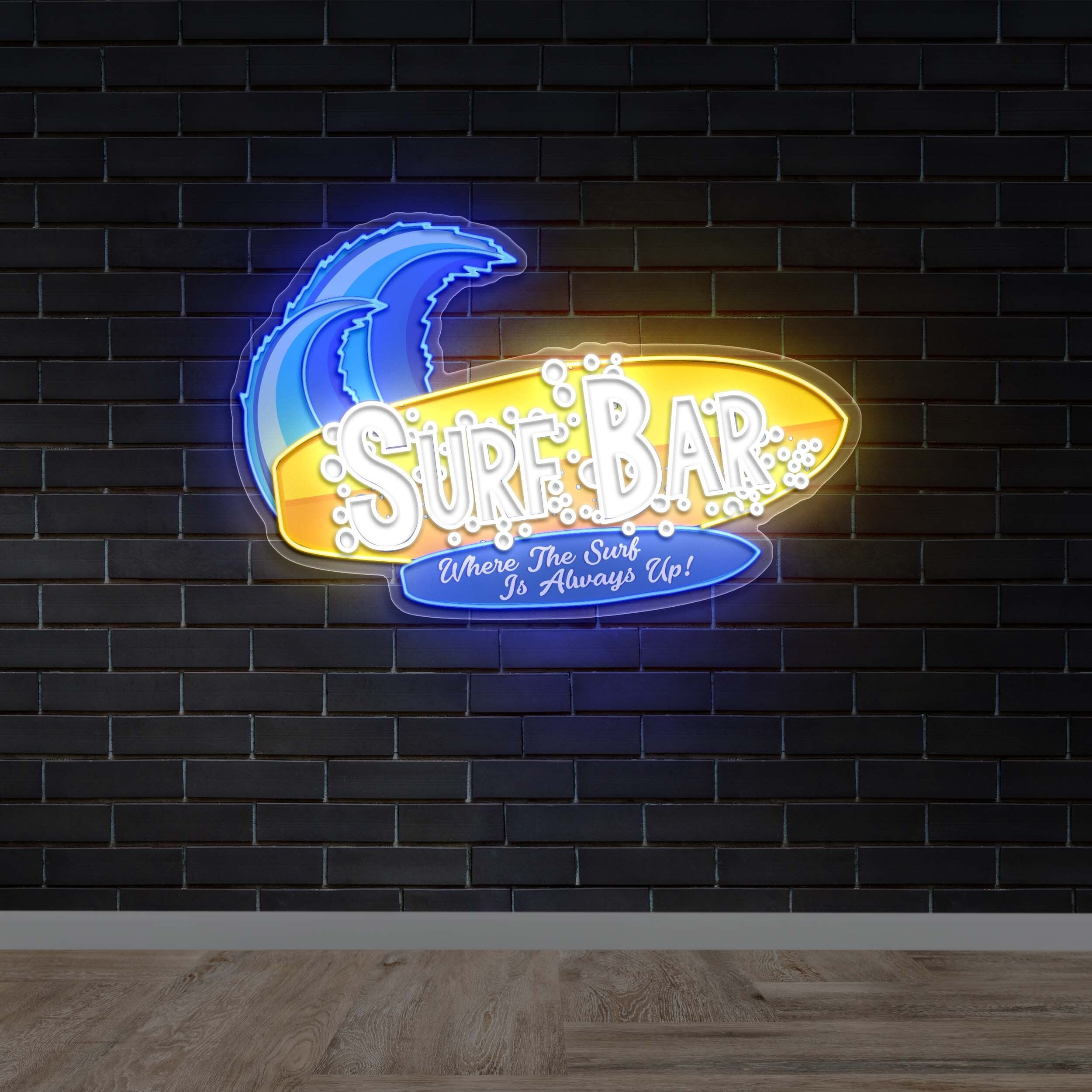 Surf Bar - Premium Neon Artwork