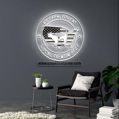 LOCAL PREMIUM BEEF -  Premium Neon Artwork