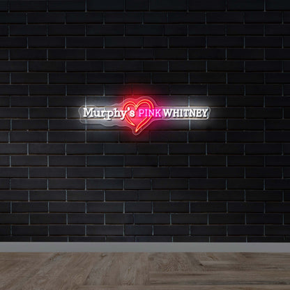 Murphy's Pink Whitney - Premium Neon Artwork