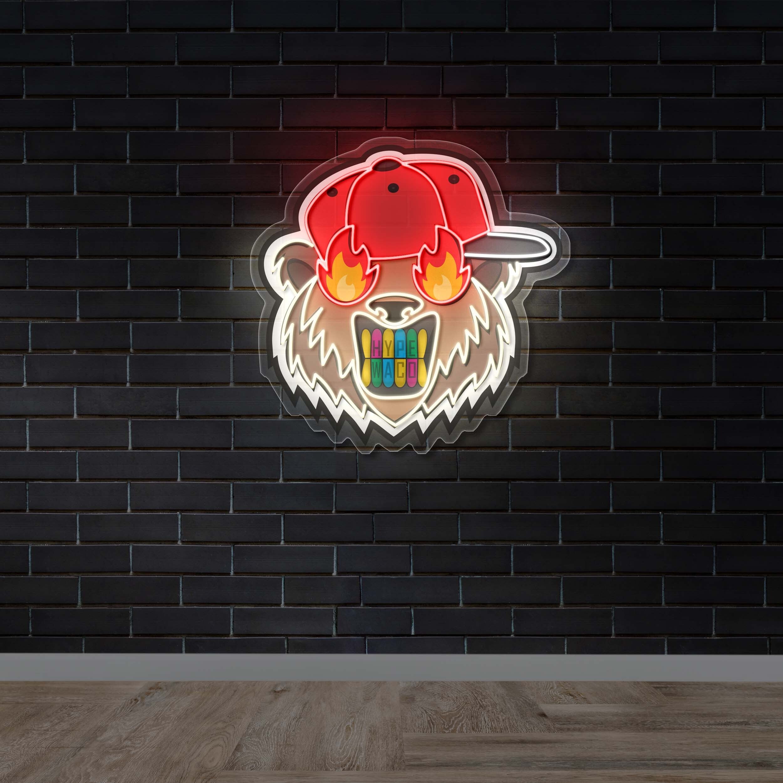 HYPE WACO - Premium Neon Artwork
