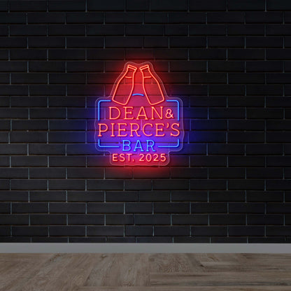Dean & Pierce's Bar - Premium Neon Artwork