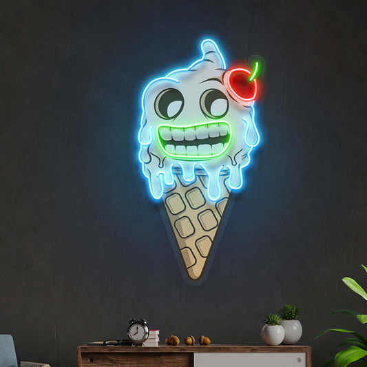 Ice Cream - Premium Neon Artwork