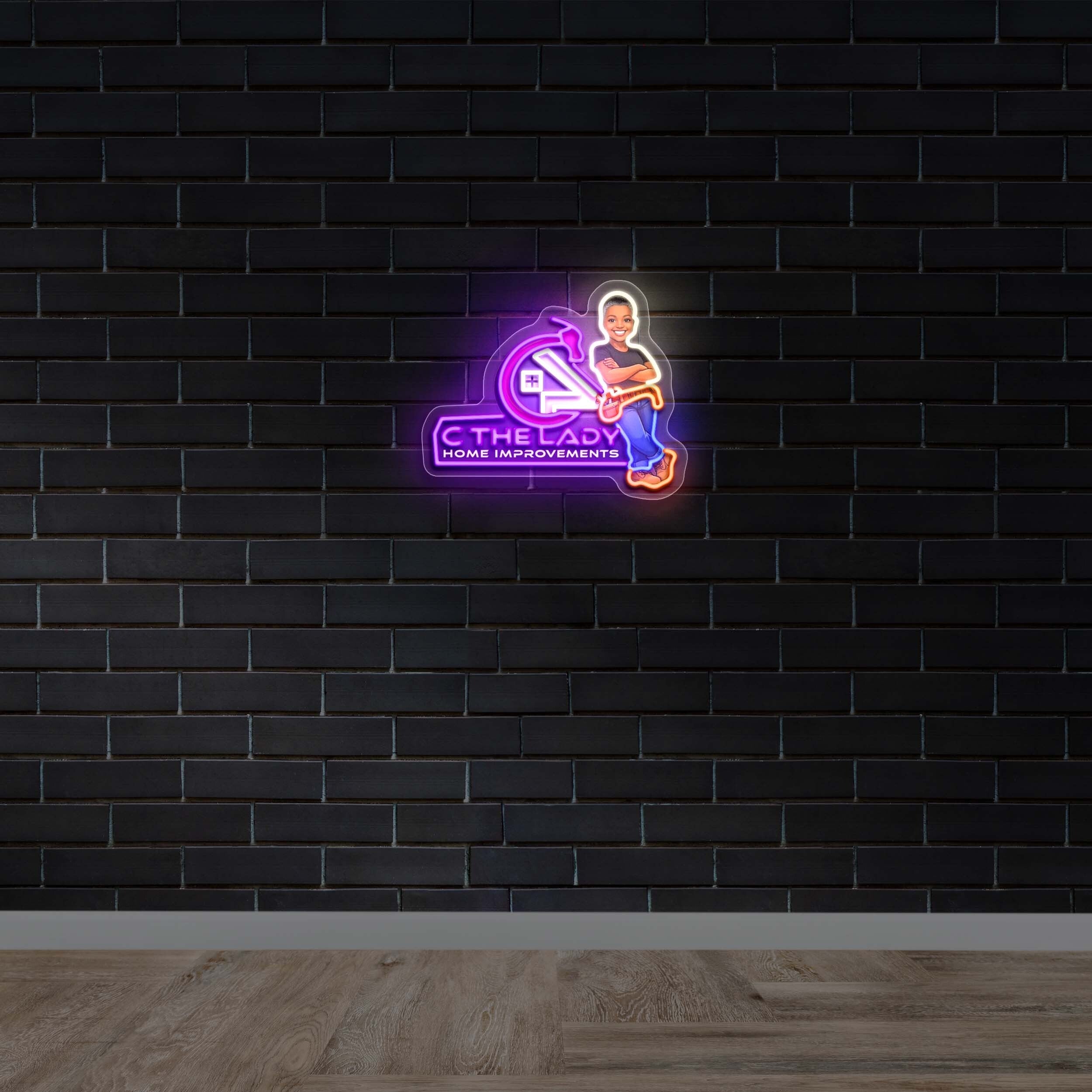 C THE LADY - Premium Neon Artwork