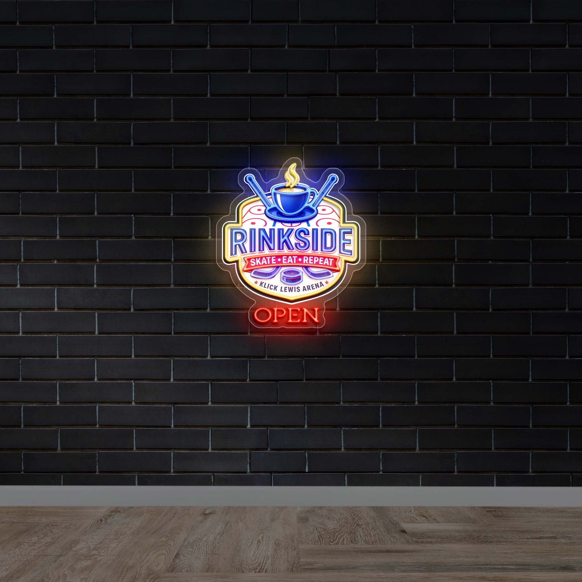 Rinkside Open - Premium Neon Artwork