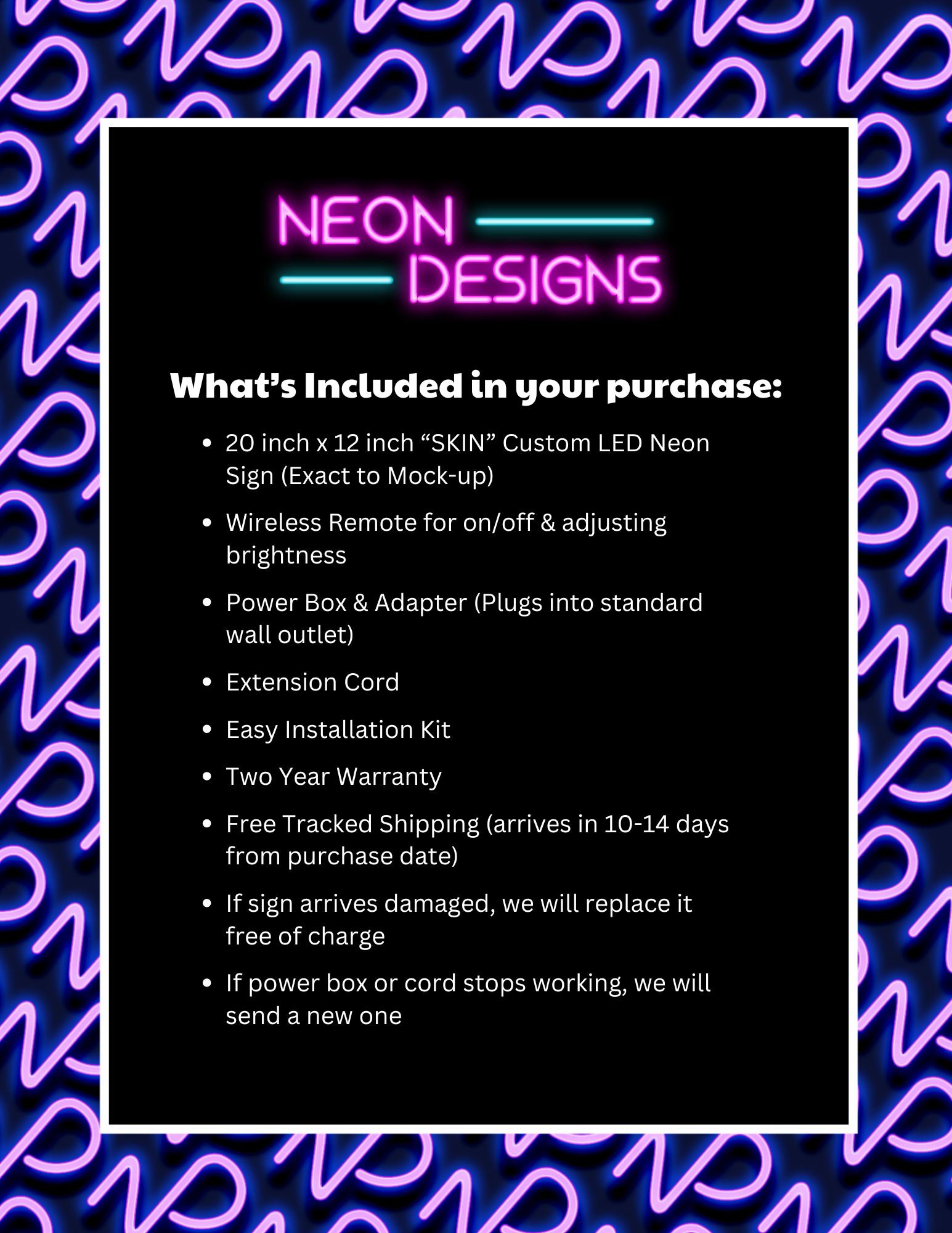 SKIN - Premium Neon Artwork