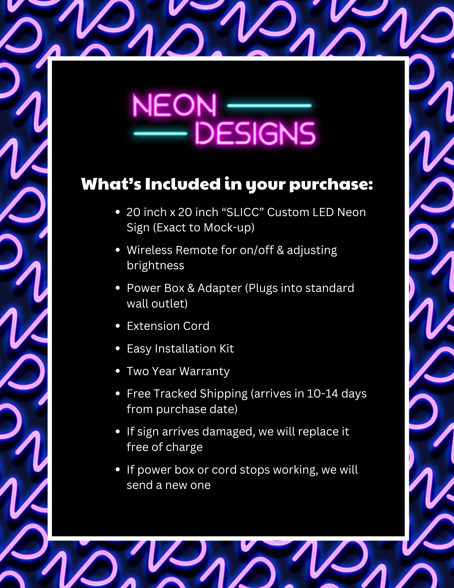SLICC - Premium Neon Artwork