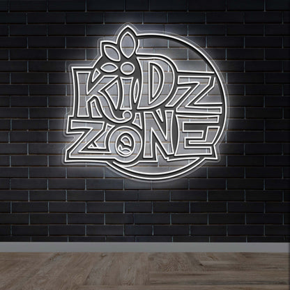 Kidz Zone - Premium Neon Artwork