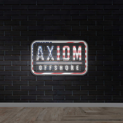AXIOM OFFSHORE - Premium Neon Artwork