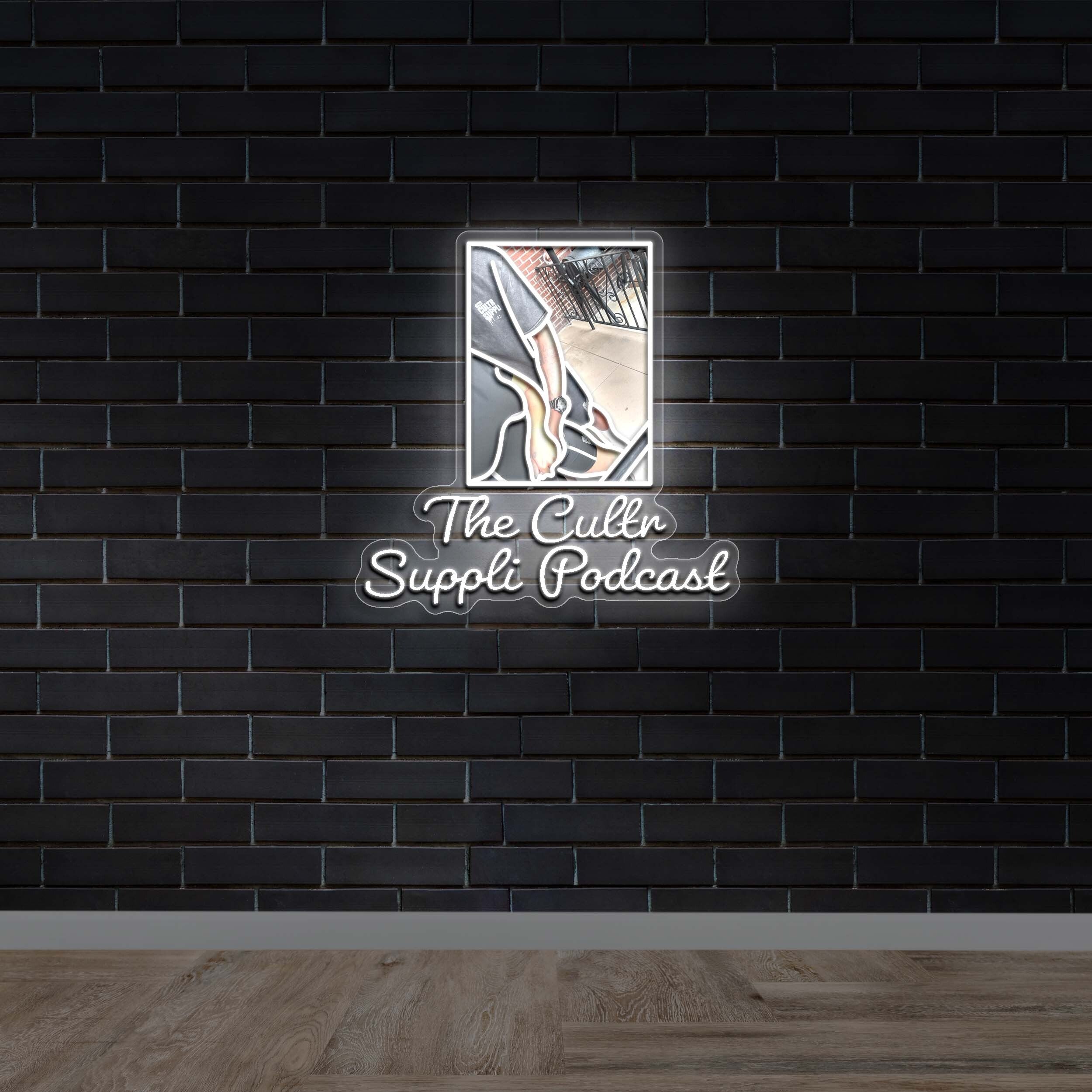 The Cultr Suppli Podcast - Premium Neon Artwork