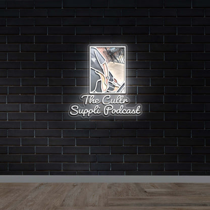 The Cultr Suppli Podcast - Premium Neon Artwork