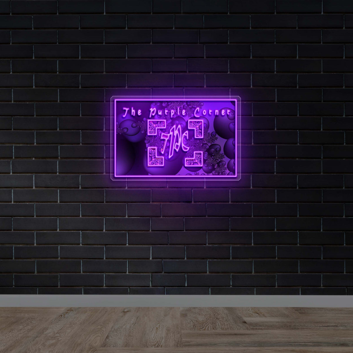 THE PURPLE CORNER - Premium Neon Artwork