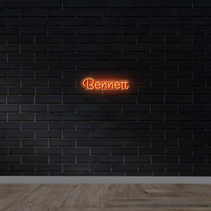 Bennett - Premium Neon Artwork