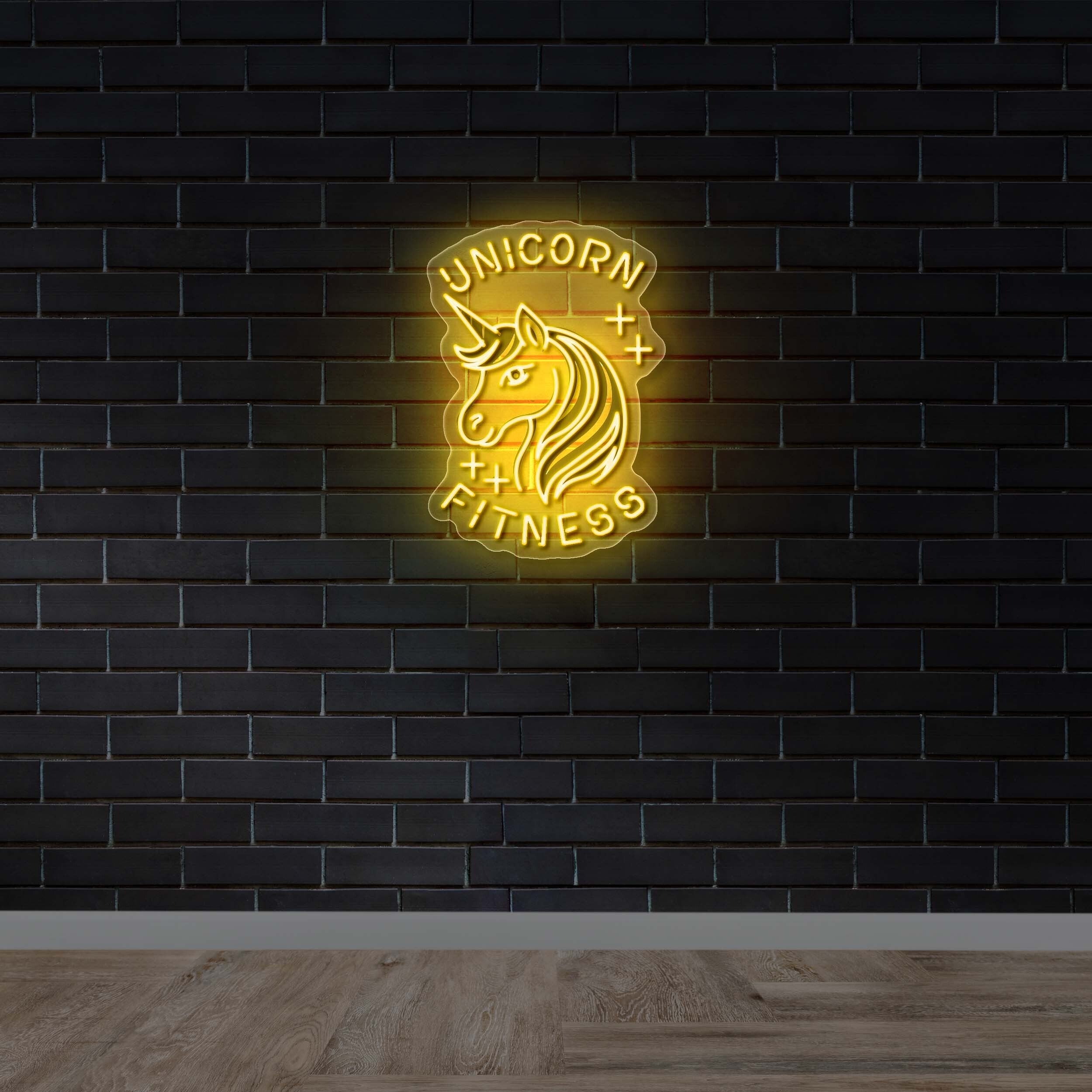 UNICORN FITNESS - Premium Neon Artwork