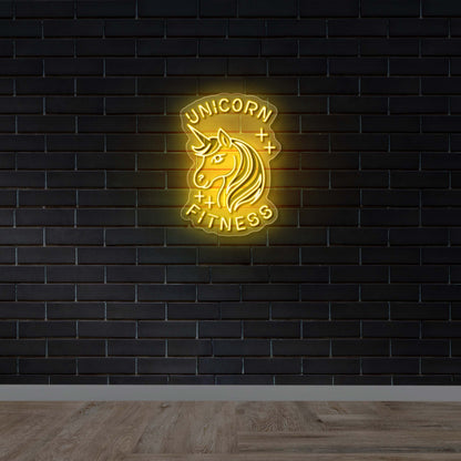 UNICORN FITNESS - Premium Neon Artwork