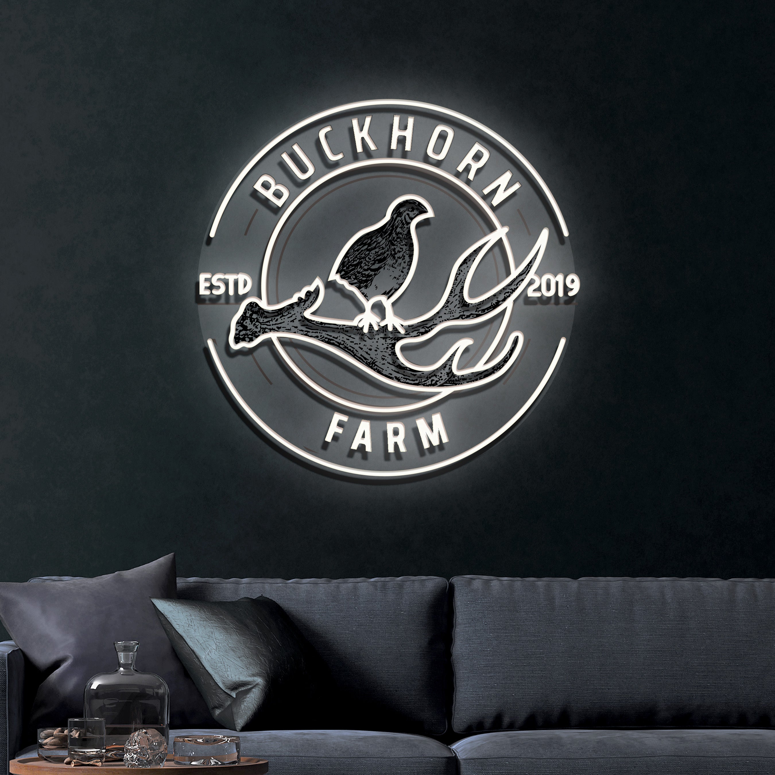 Buckhorn Farm – Premium Neon Artwork