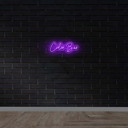 Color Bar - Premium Neon Artwork