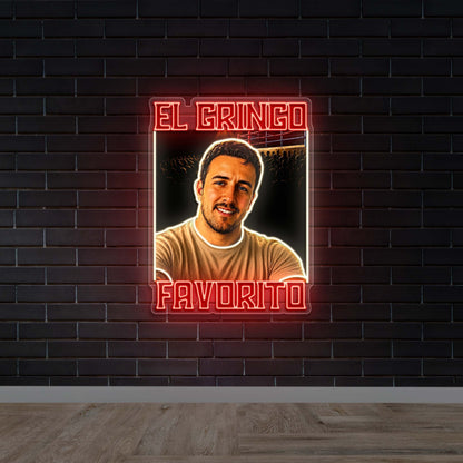 EL GRINGO FAVORITO - Premium Neon Artwork