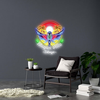Bhajan Villa - Premium Neon Artwork