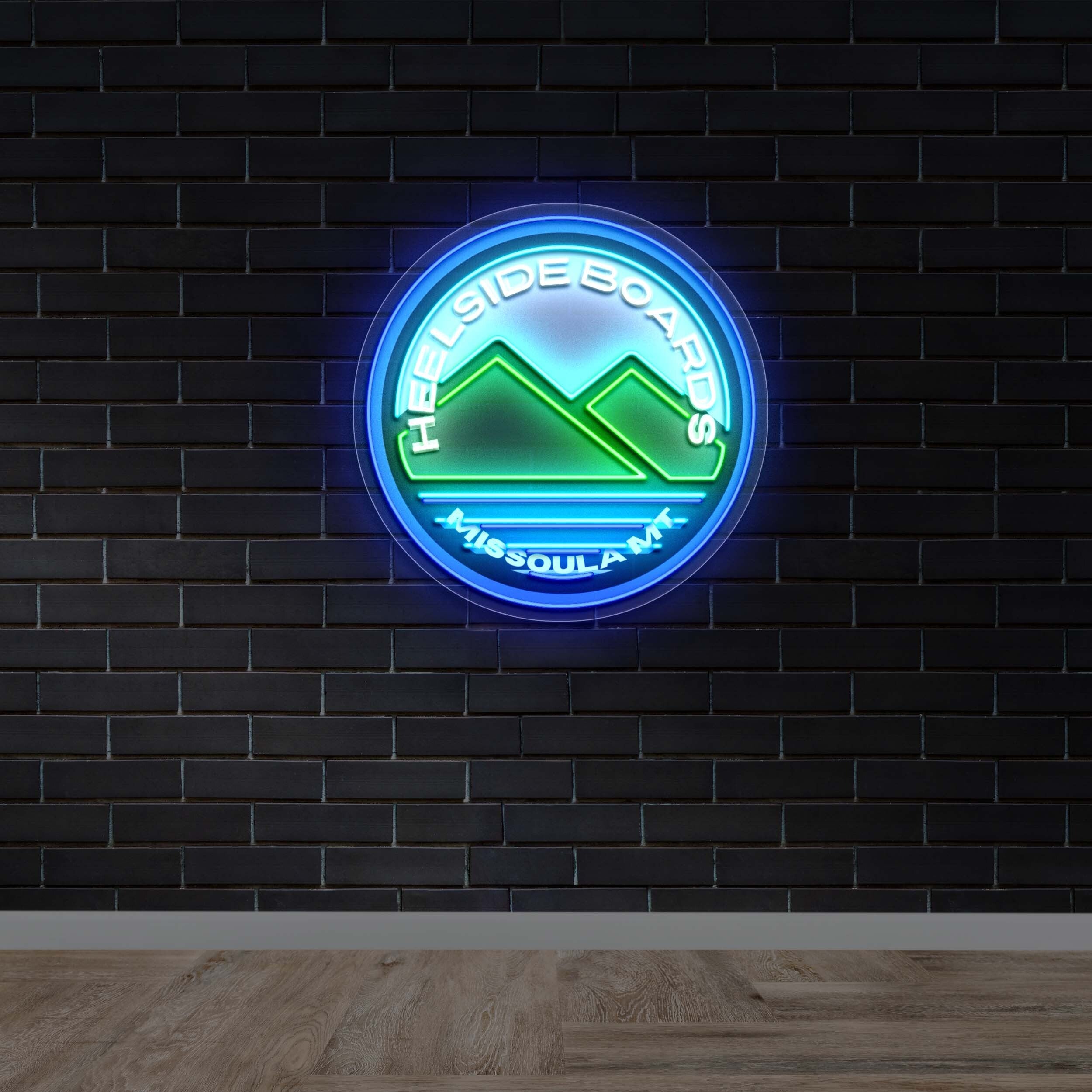 HEELSIDE BOARDS - Premium Neon Artwork