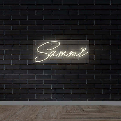 Sammi | Cursive - Premium Neon Artwork
