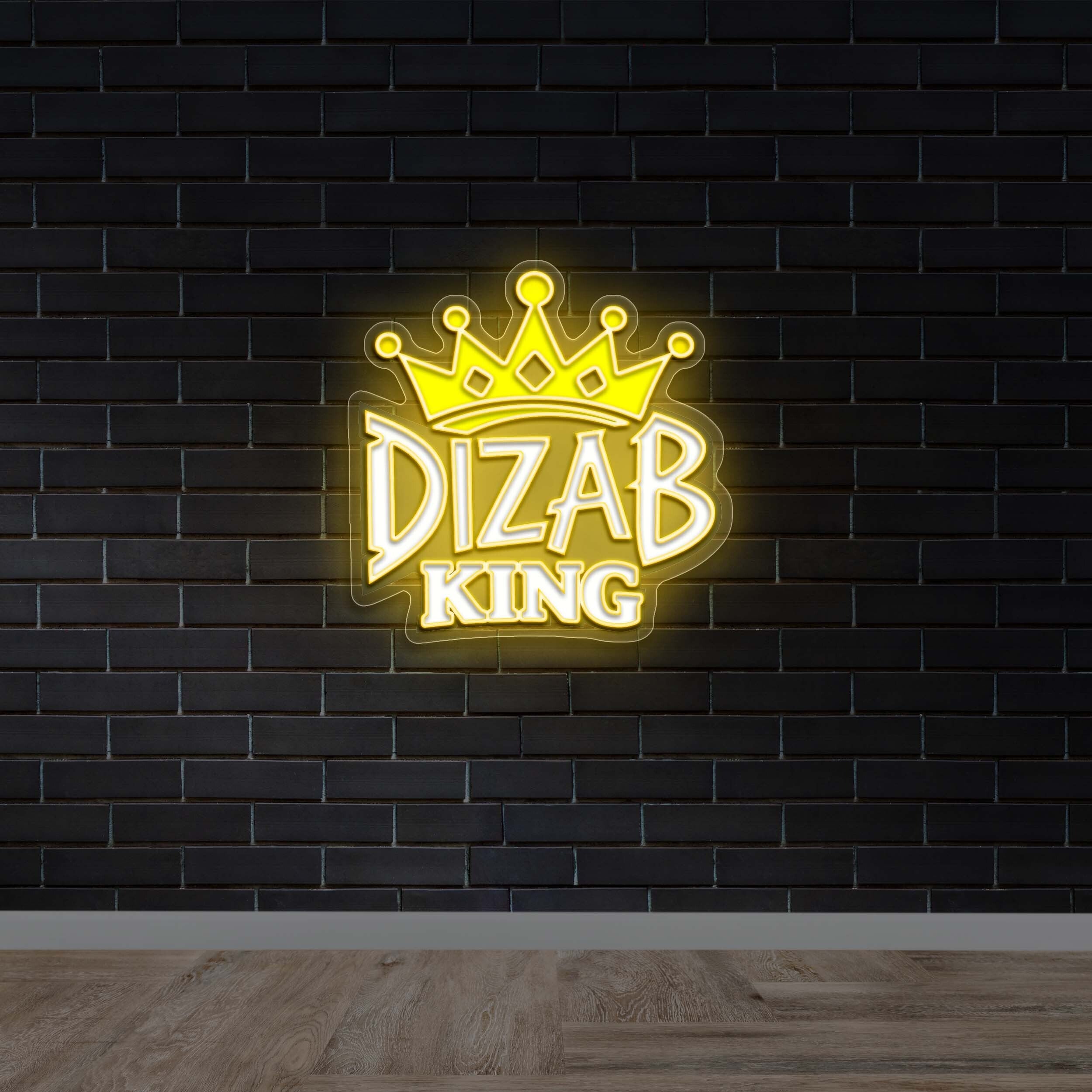 DIZAB KING - Premium Neon Artwork
