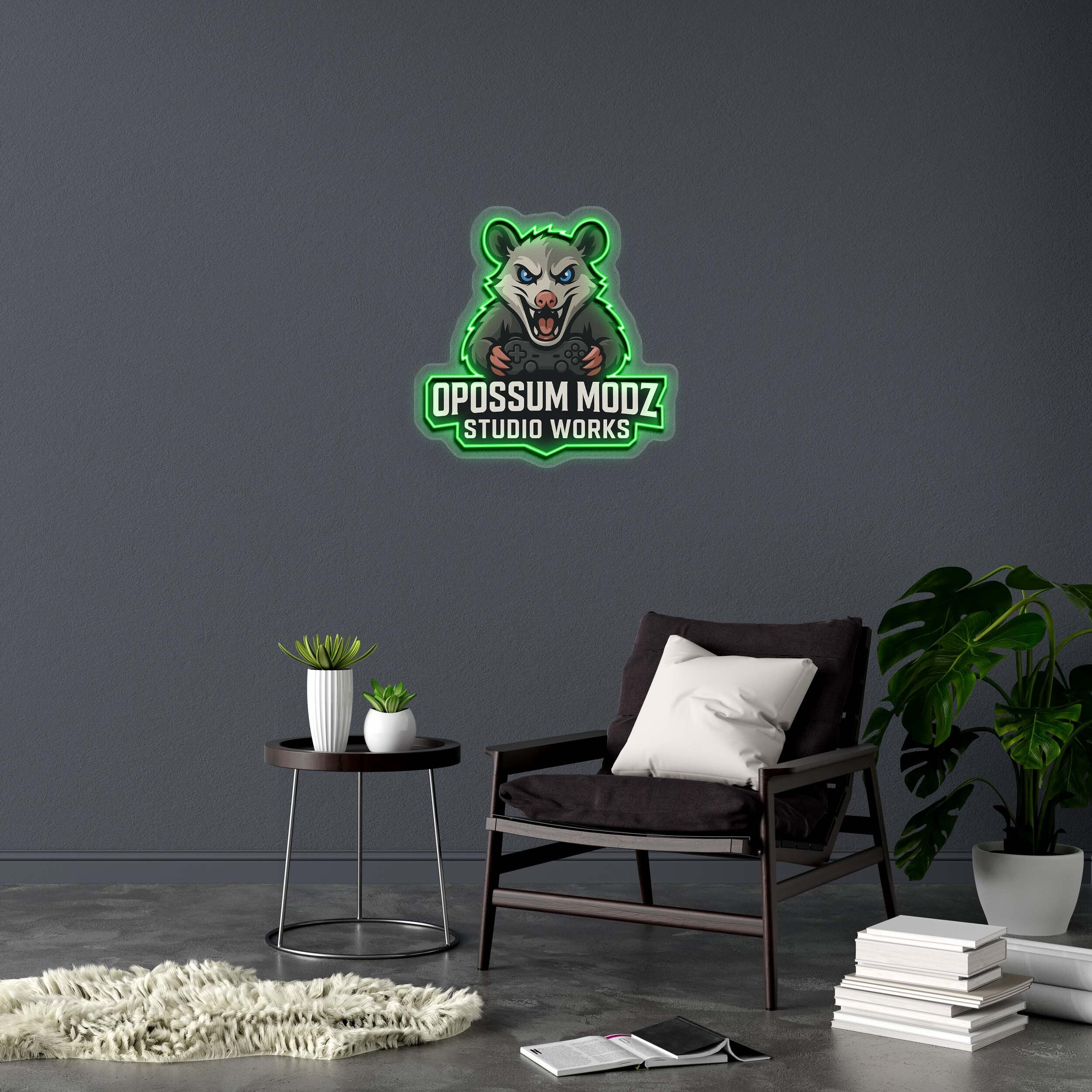 OPOSSUM MODZ STUDIO WORKS - Premium Neon Artwork