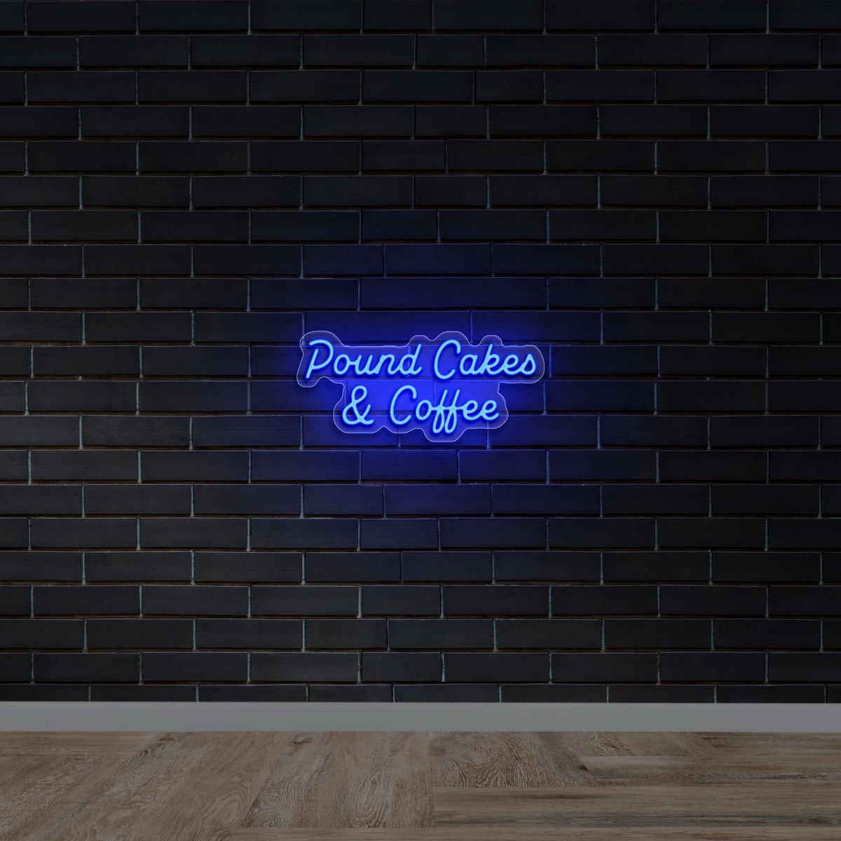 Pound Cakes & Coffee - Premium Neon Artwork