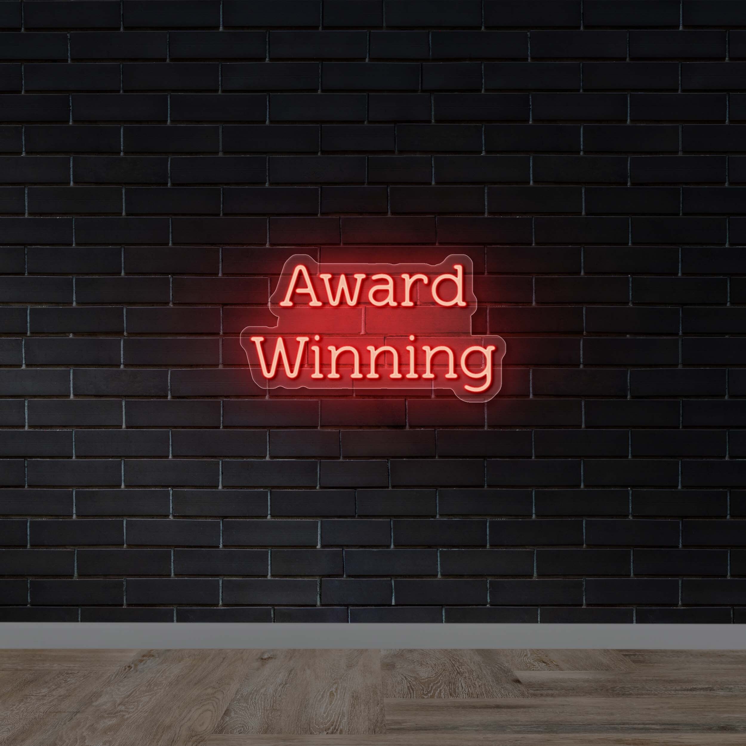 Award Winning (2 rows) - Premium Neon Artwork