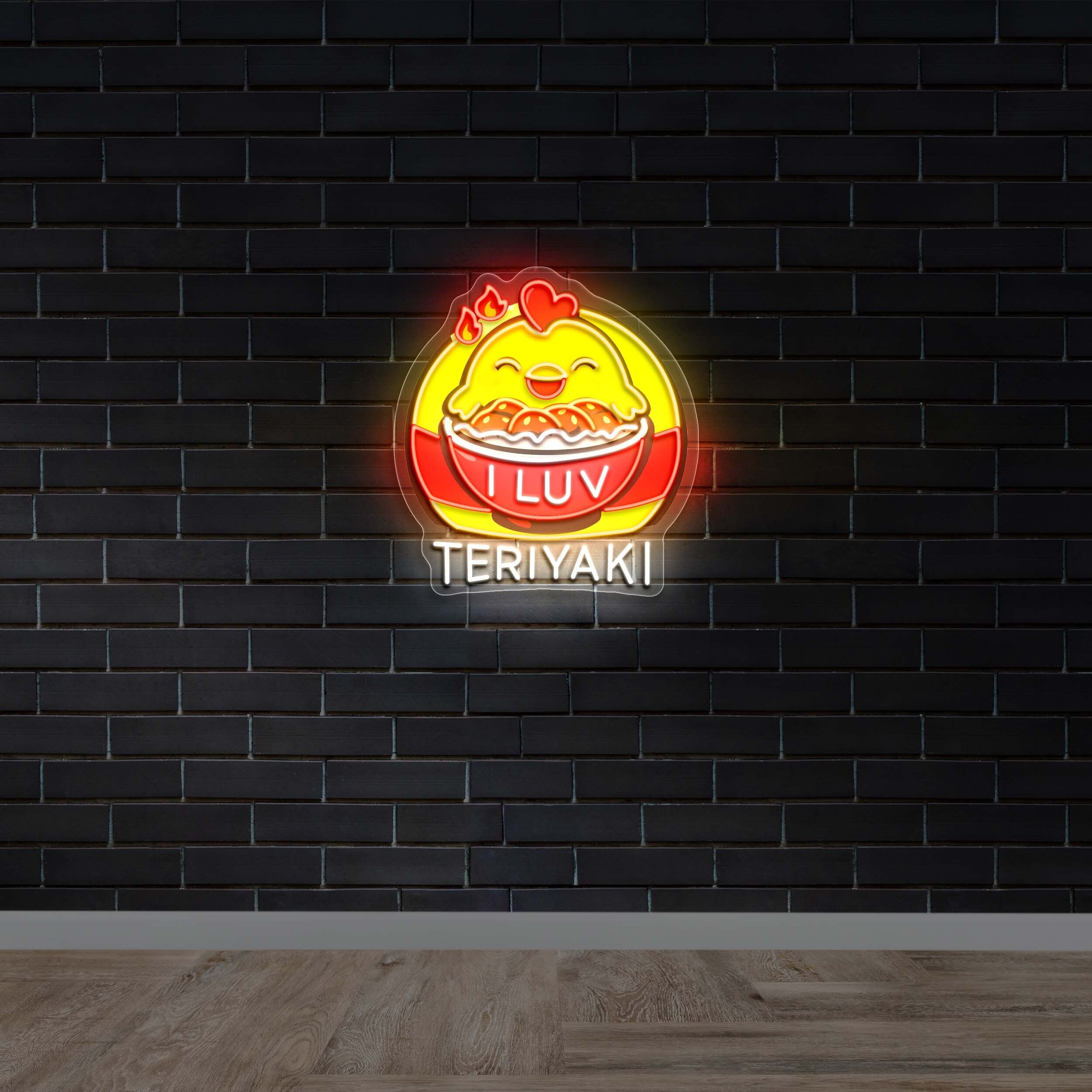I LUV TERIYAKI - Premium Neon Artwork