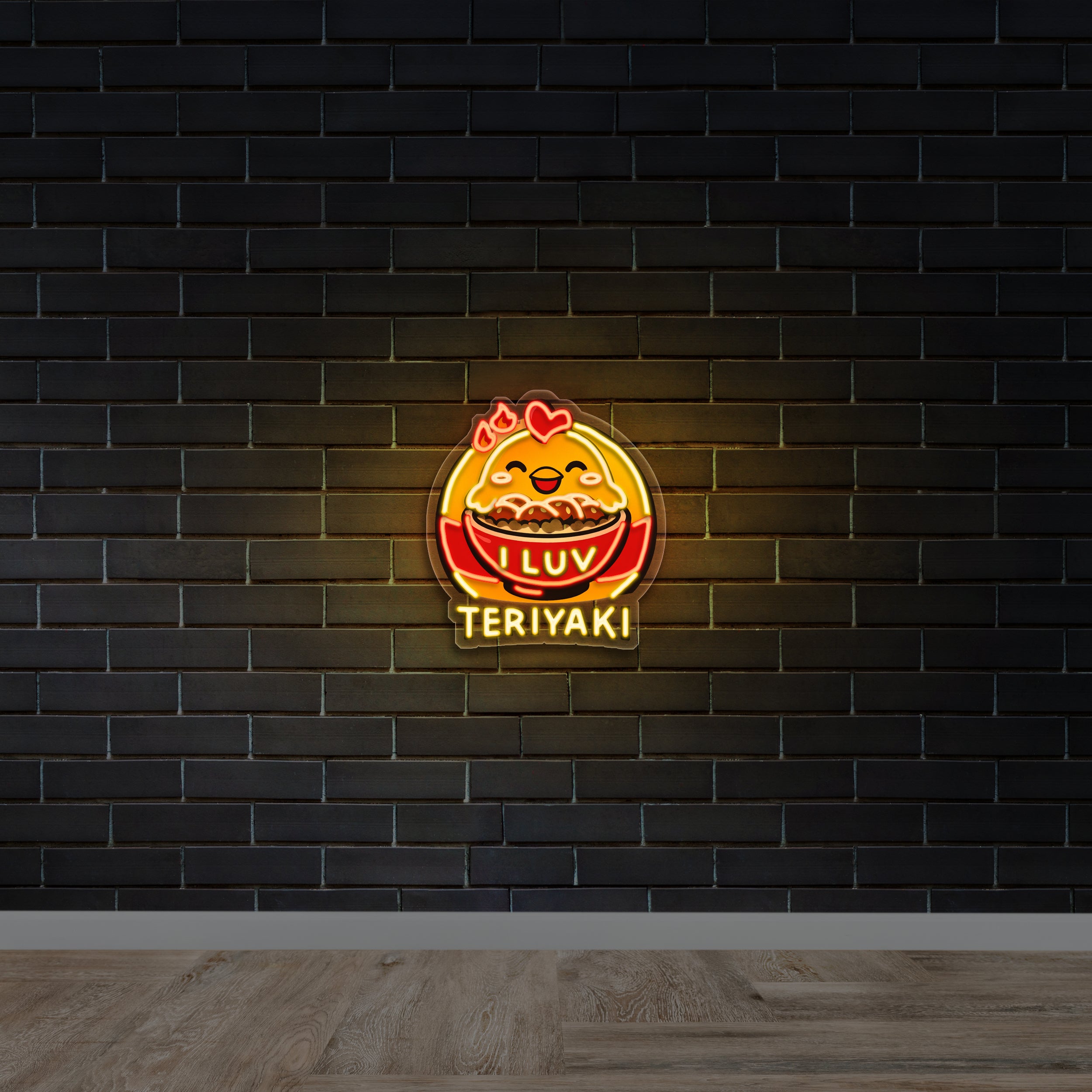 I LUV TERIYAKI - Premium Neon Artwork