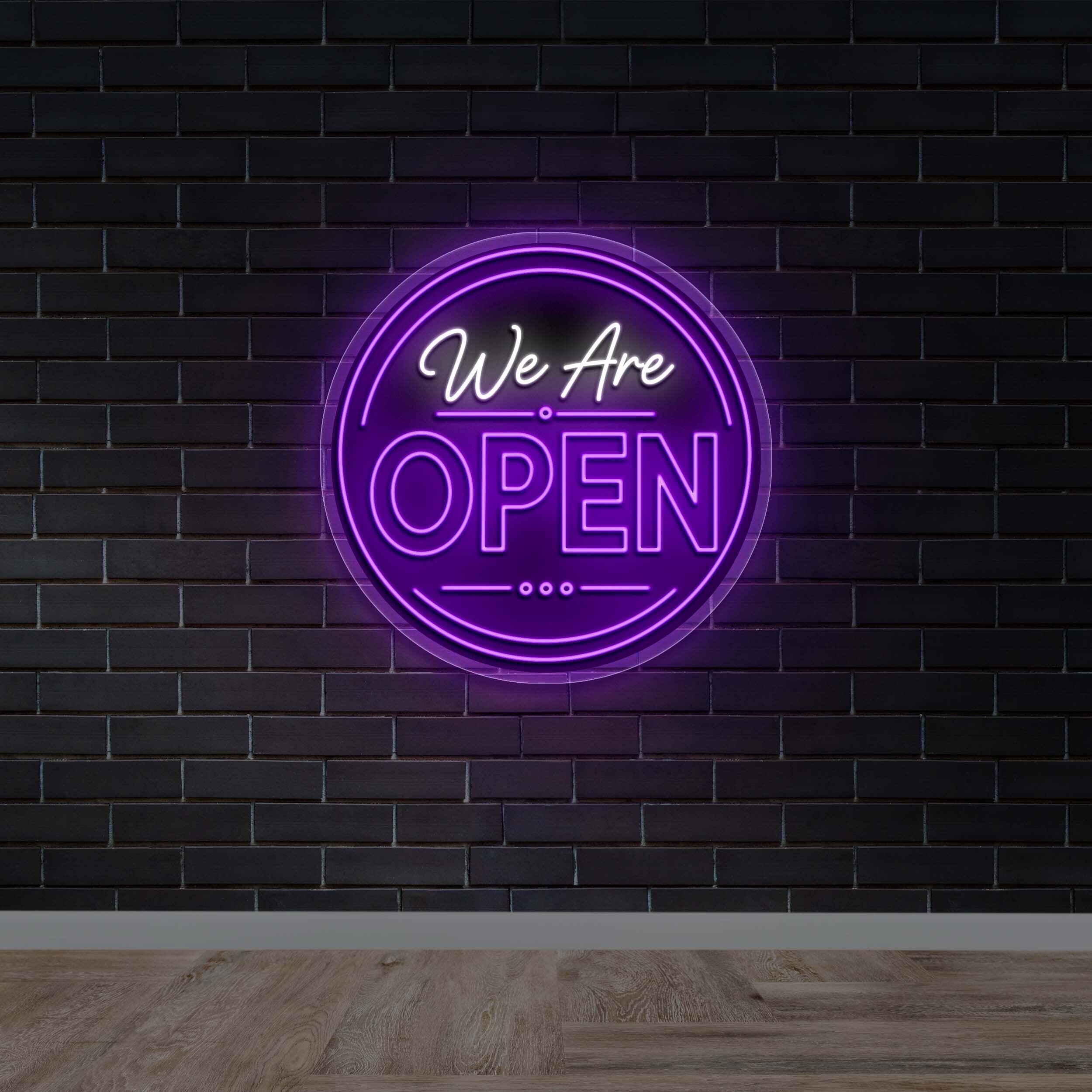 WE ARE OPEN - Premium Neon Artwork